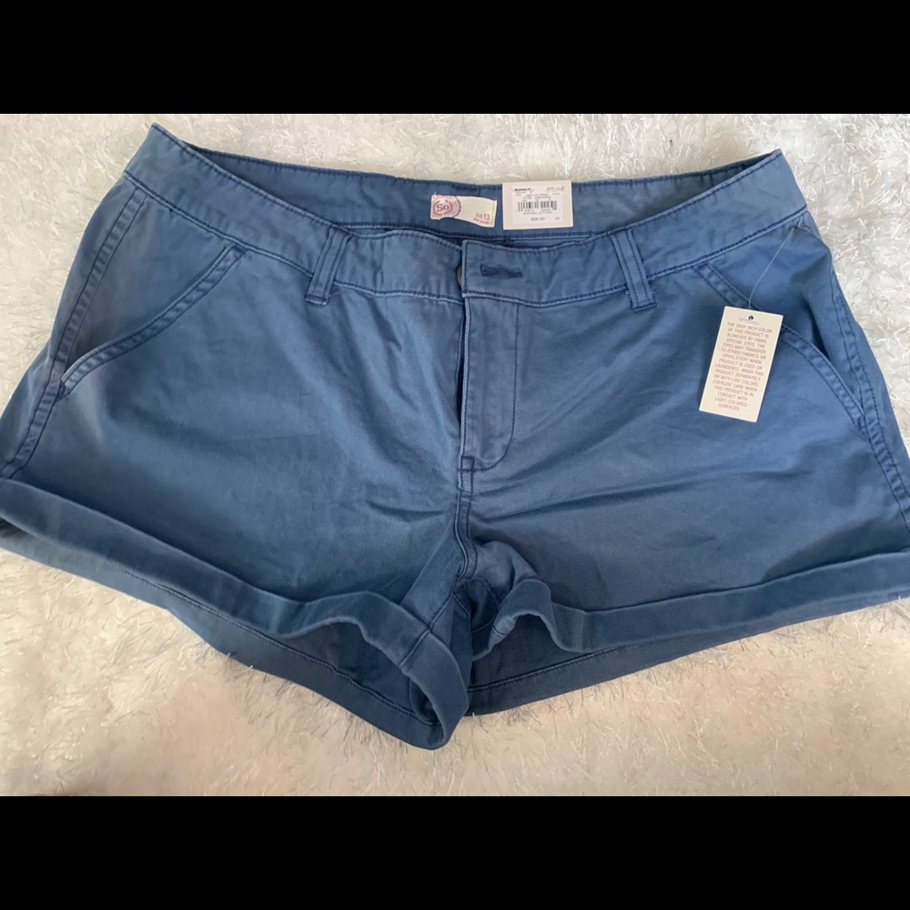 Faded Blue Jean Shorts
